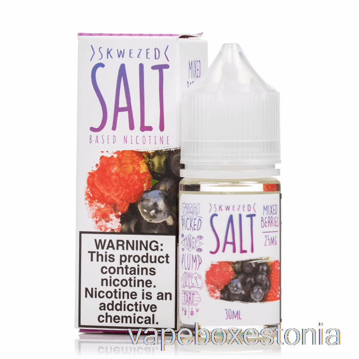 Vape Box Estonia Segatud Marjad - Skwezed Soolad - 30ml 25mg